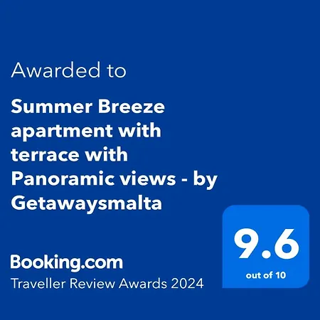 Apartment Summer Breeze With Terrace With Panoramic Views - By Getawaysmalta Mellieha